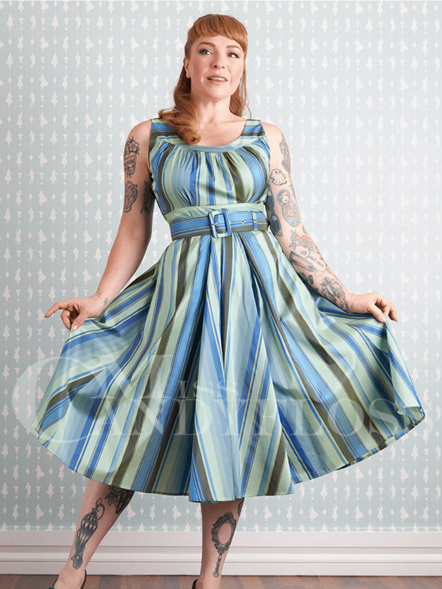 Miss Candyfloss Kleid Lacey-Azure