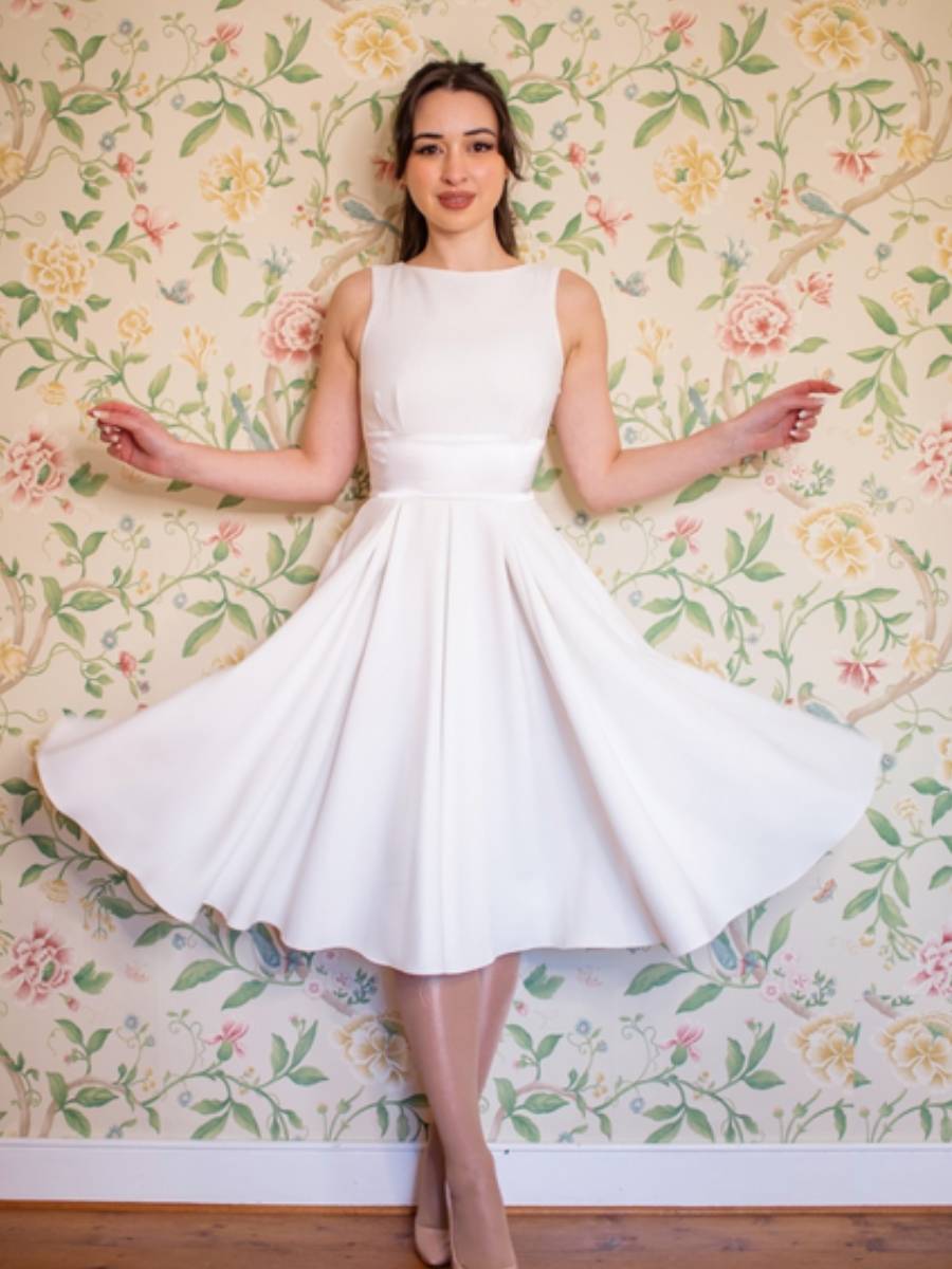 The Pretty Dress Company Kleid Riviera Swing Dress Ivory creme