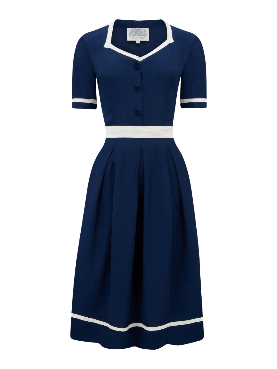 Seamstress of Bloomsbury Kleid Francoise Dress French Navy