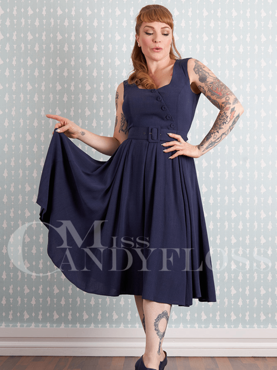 Miss Candyfloss Kleid Raula-Indigo