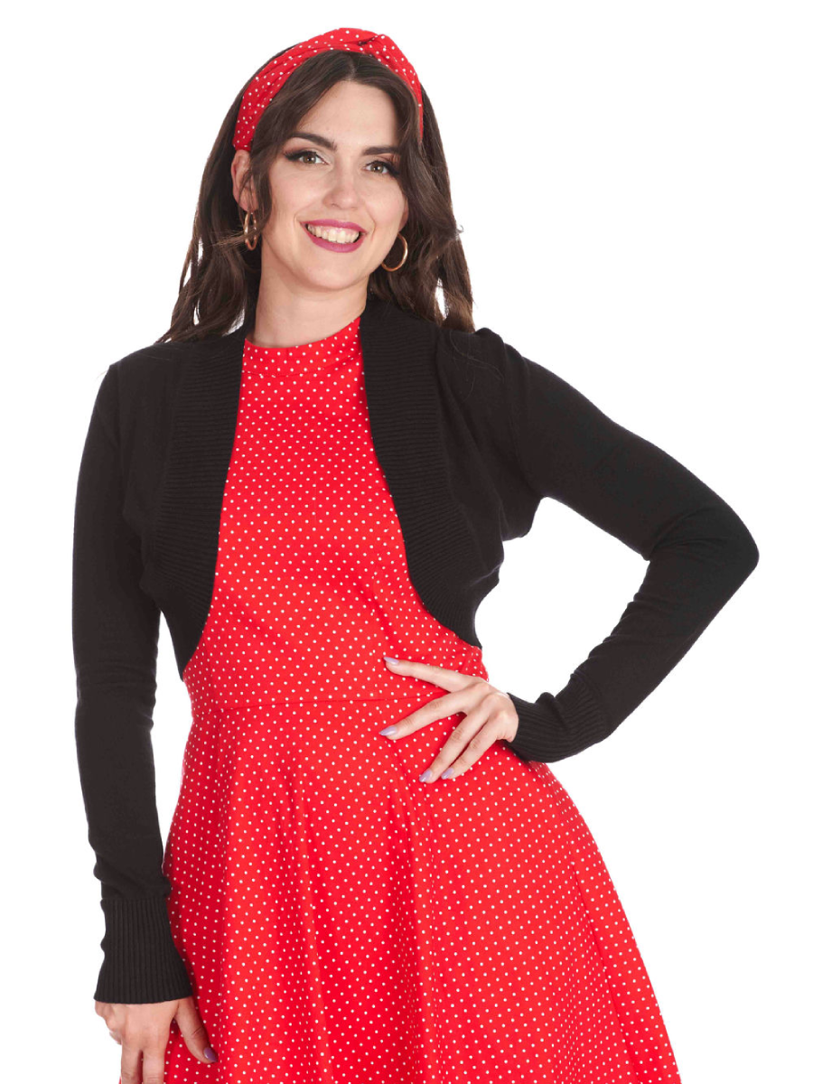 Banned Betty Bolero schwarz